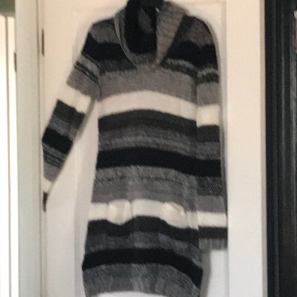 Knit long sweater